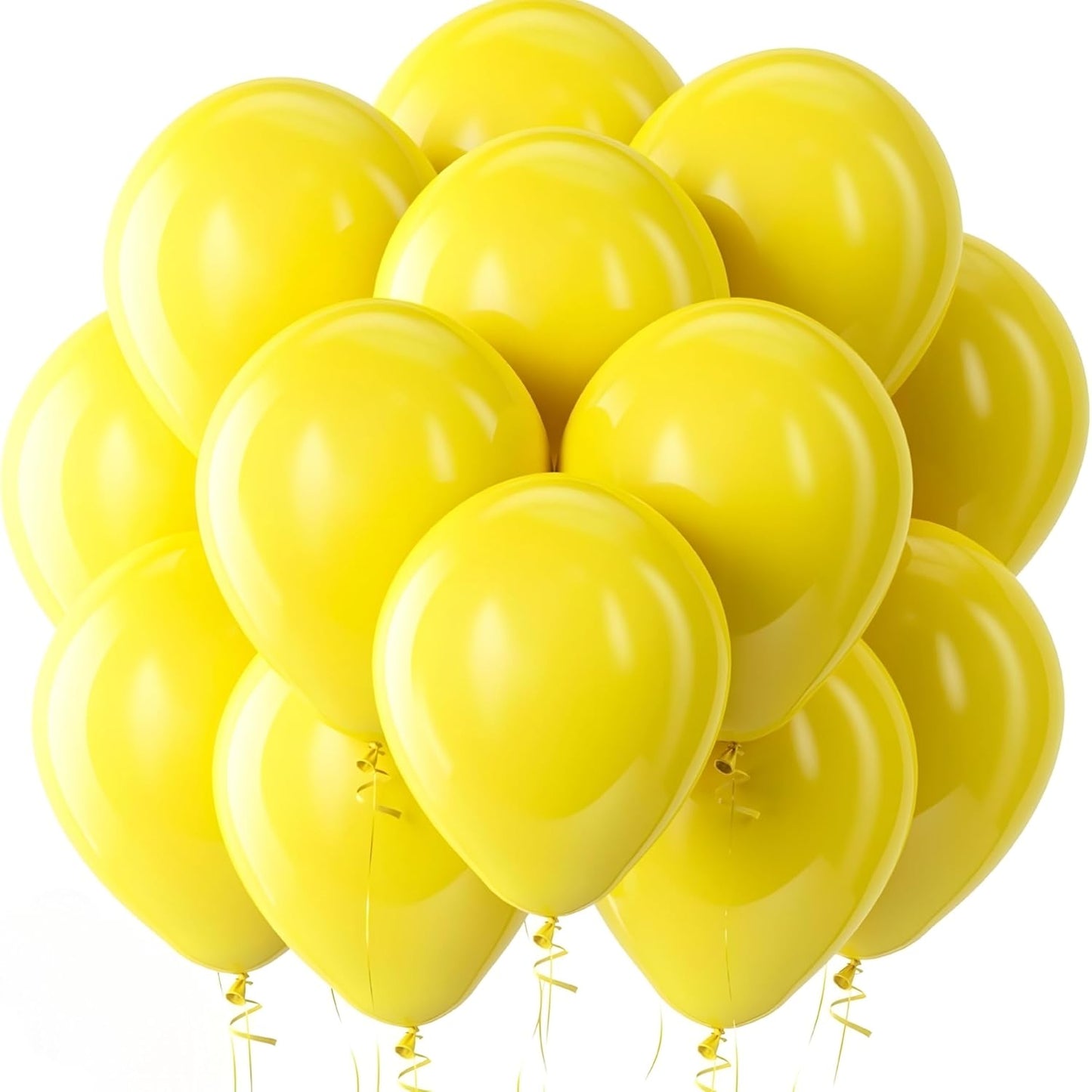 Yellow Balloon Arch Kit – 50 Pack Yellow Latex Balloons