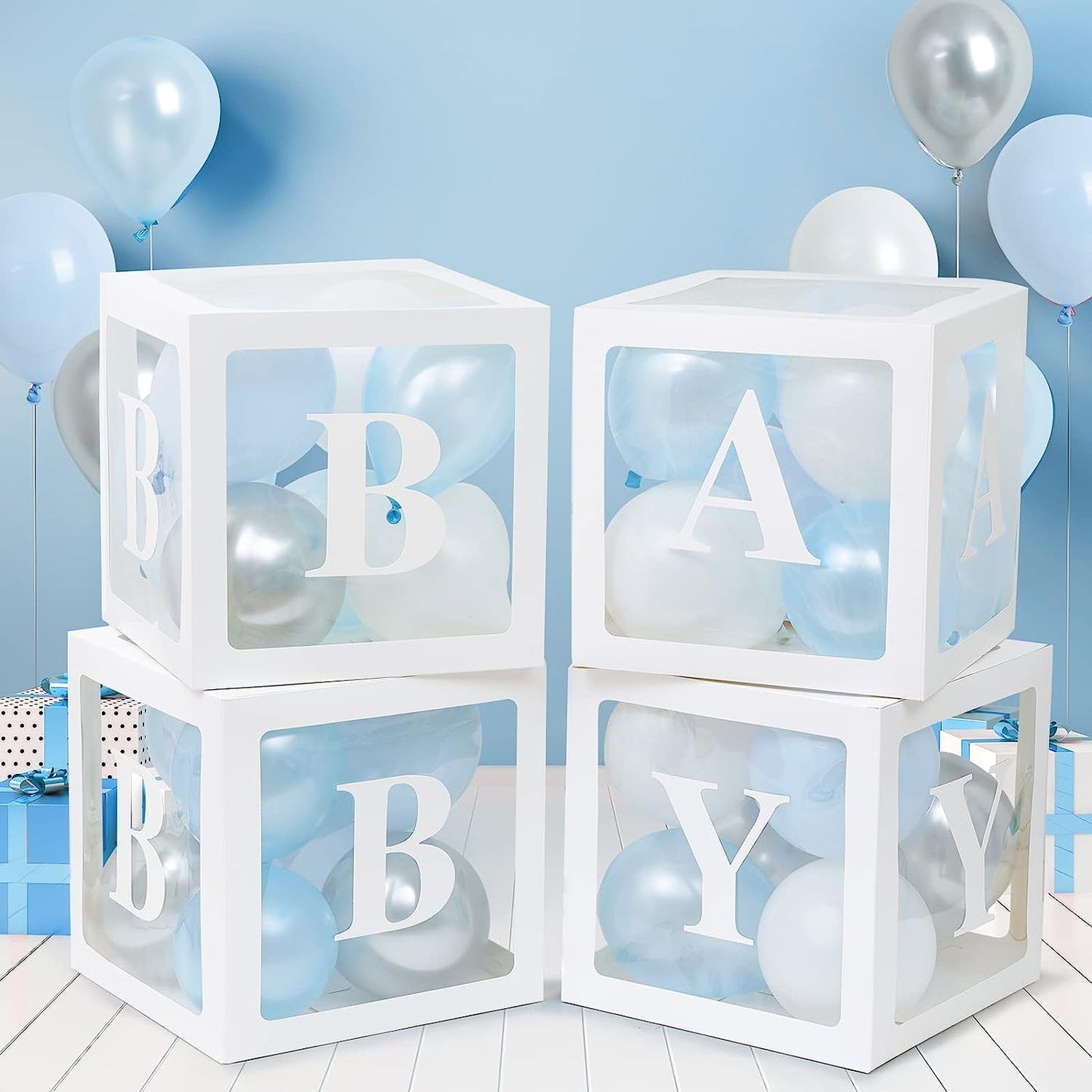 White Love & Baby Boxes – Decorative Cardboard Box for Decor