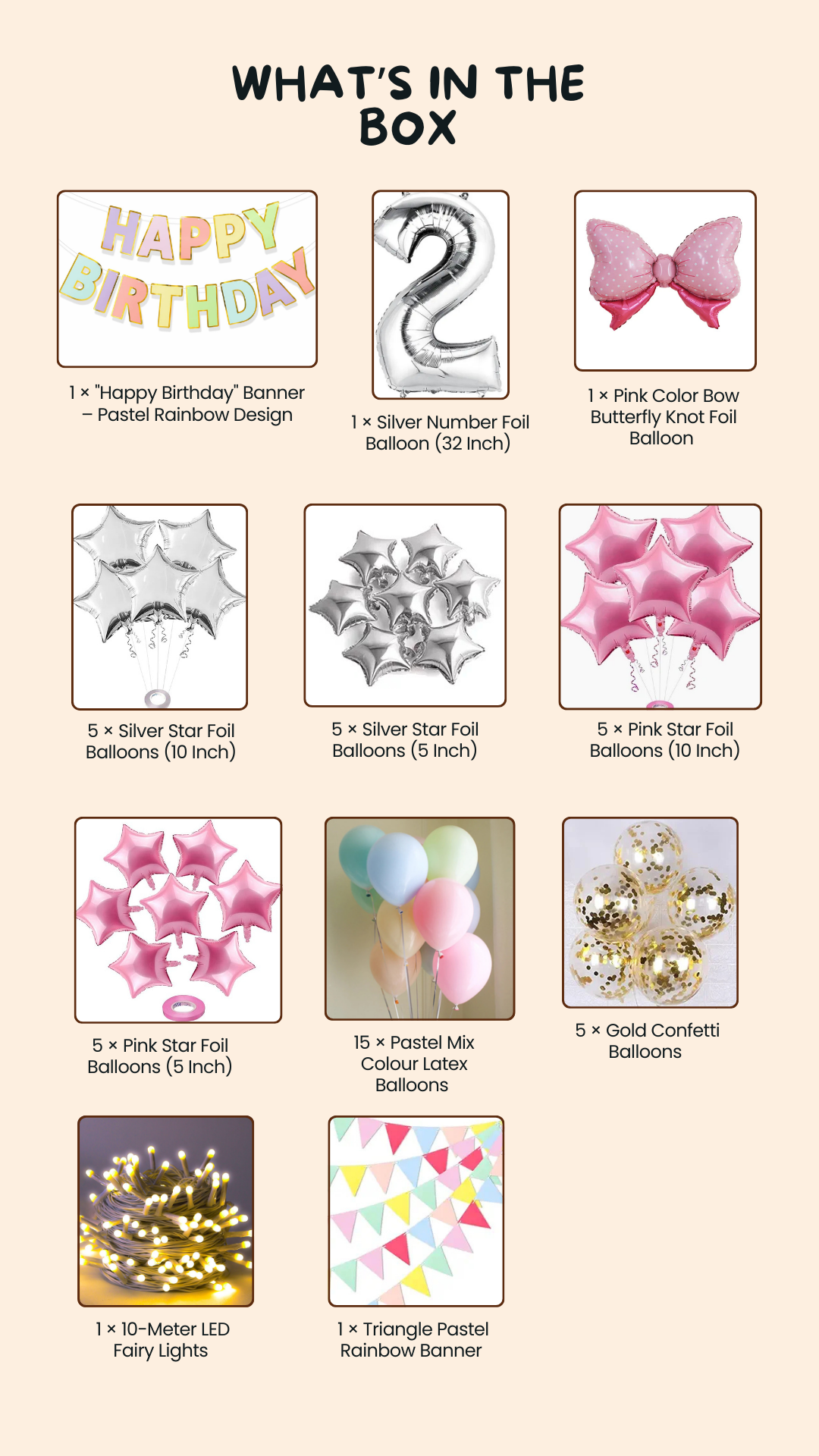 Twinkle Pastel Dream Birthday Decor Kit