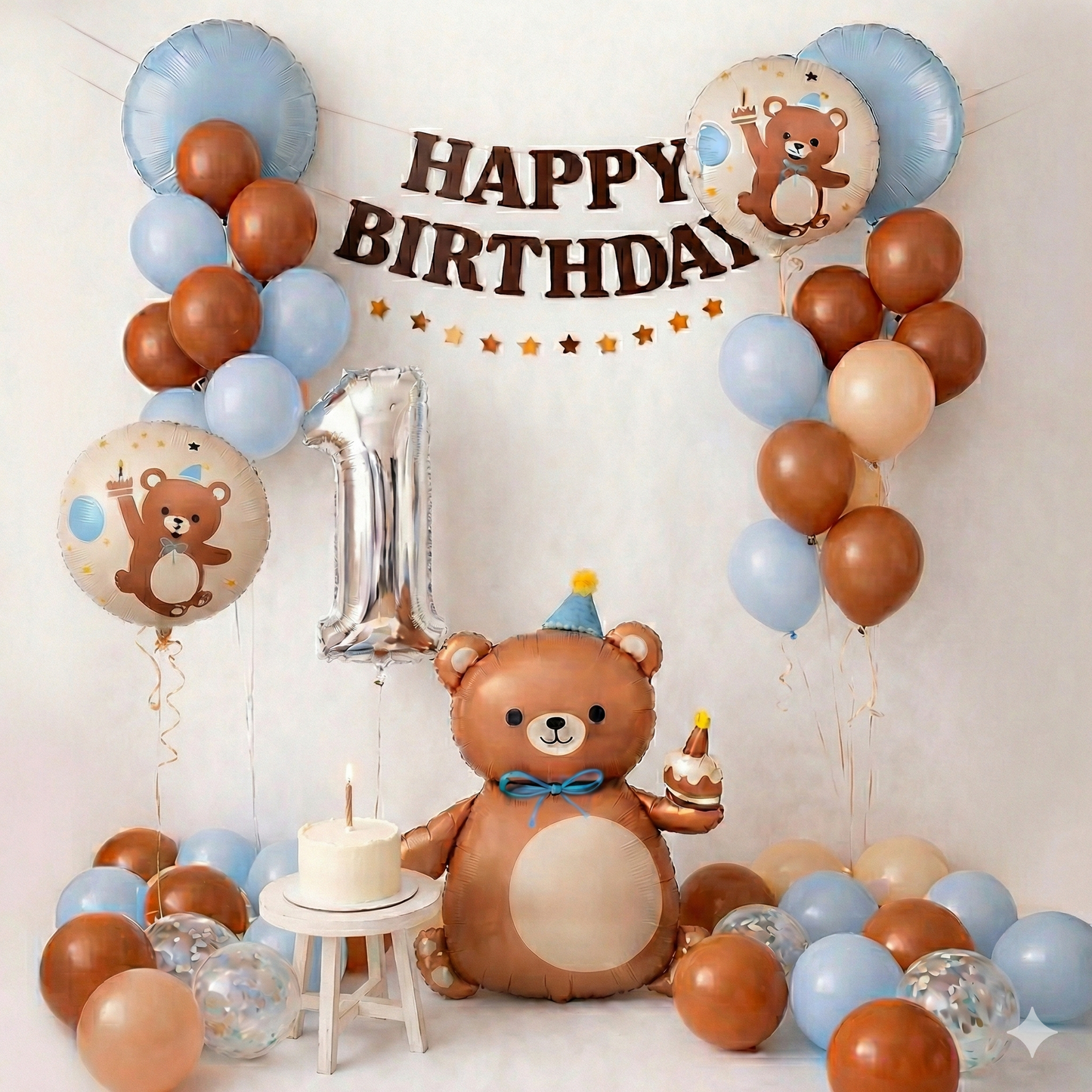 Teddy's Birthday Celebration Decor – Adorable Bear Theme Party Kit