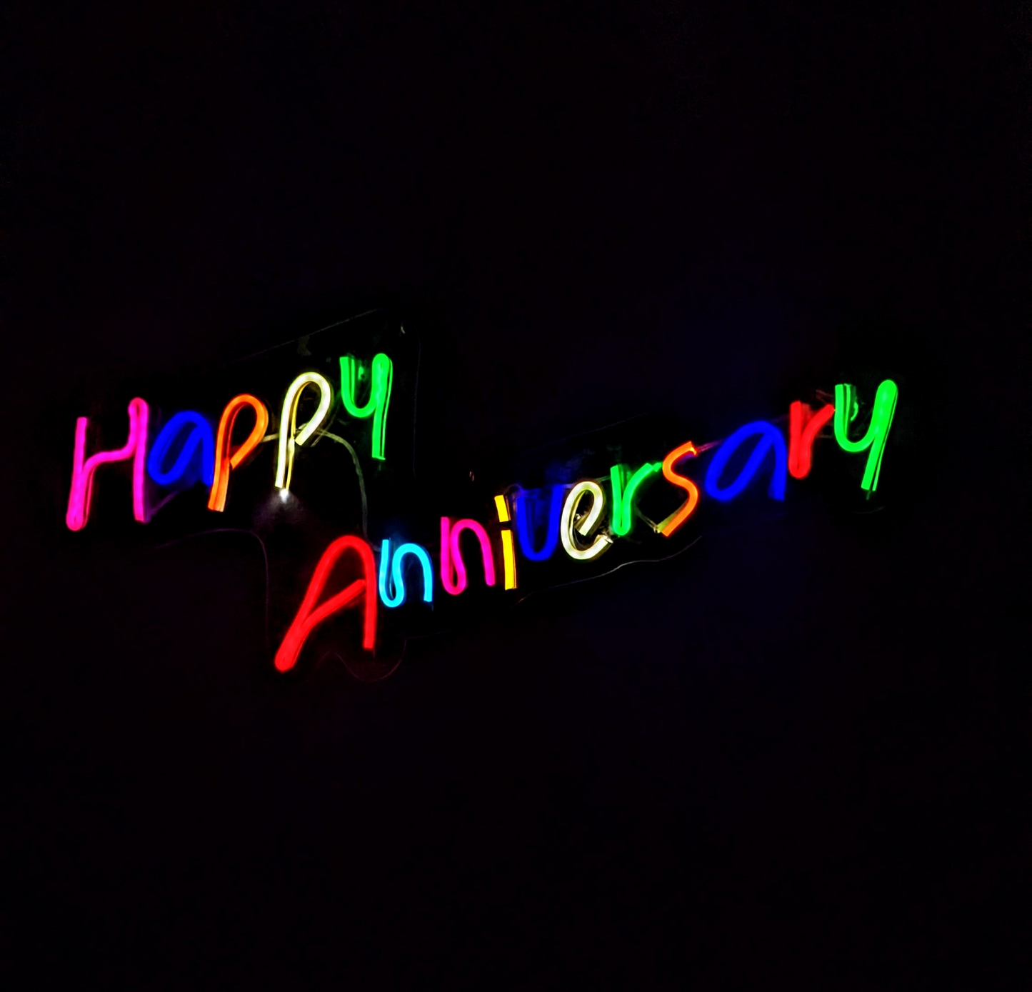 Happy Anniversary Neon Sign
