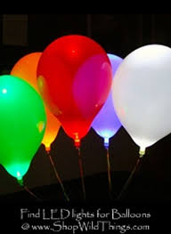 10 LED Light Up Balloons – Mixed Colors, Flashing Glow Balloons (Lasts 24 Hours)