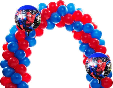 ⭐ Red & Blue Balloon Bundle – Balloon Garland Kit for Avengers Theme Decoration