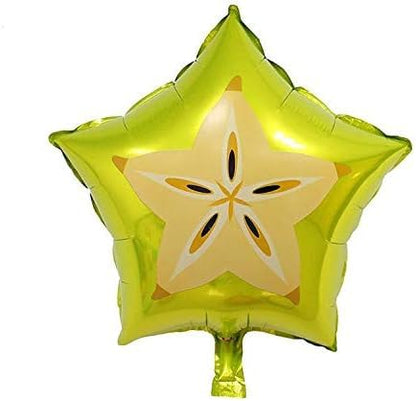 Fruit Theme Foil Decoration Combo – Strawberry, Watermelon,Dragon, Orange & Kiwi Balloons (5 Pcs)