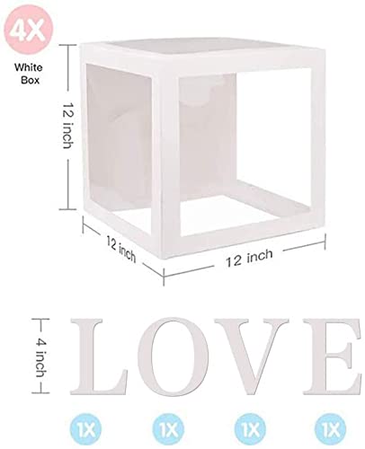 White Love & Baby Boxes – Decorative Cardboard Box for Decor