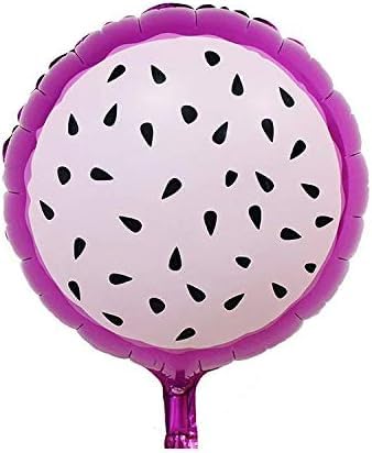 Fruit Theme Foil Decoration Combo – Strawberry, Watermelon,Dragon, Orange & Kiwi Balloons (5 Pcs)