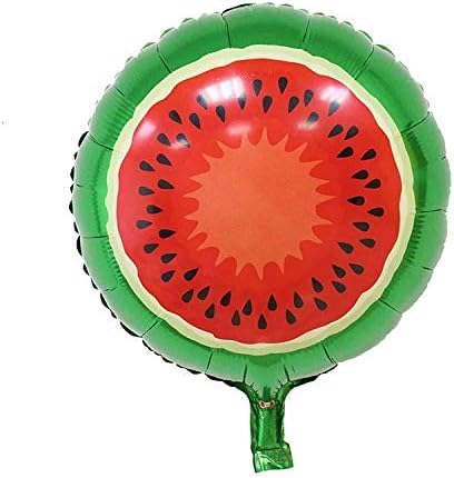 Fruit Theme Foil Decoration Combo – Strawberry, Watermelon,Dragon, Orange & Kiwi Balloons (5 Pcs)