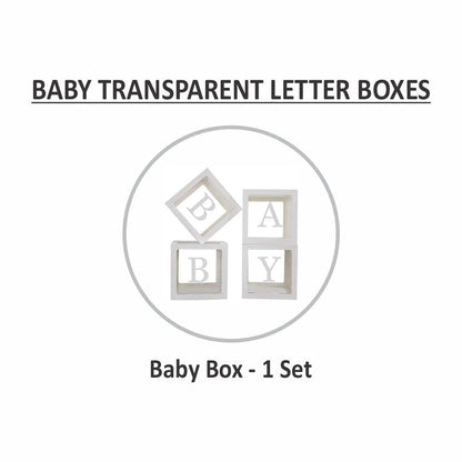 White Love & Baby Boxes – Decorative Cardboard Box for Decor