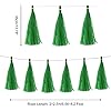 Green Paper Tassel Garland – Decorative DIY Backdrop
