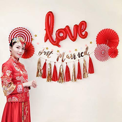 ❤️ Love Foil Balloon – Red (Pack of 1) | Romantic Party Decoration