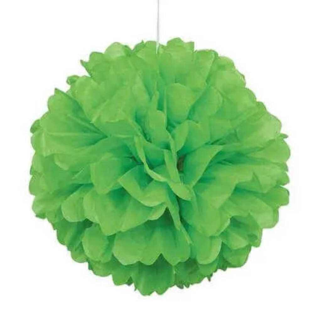 Green Tissue Paper Pom Poms – Flower Balls(14 Inch)