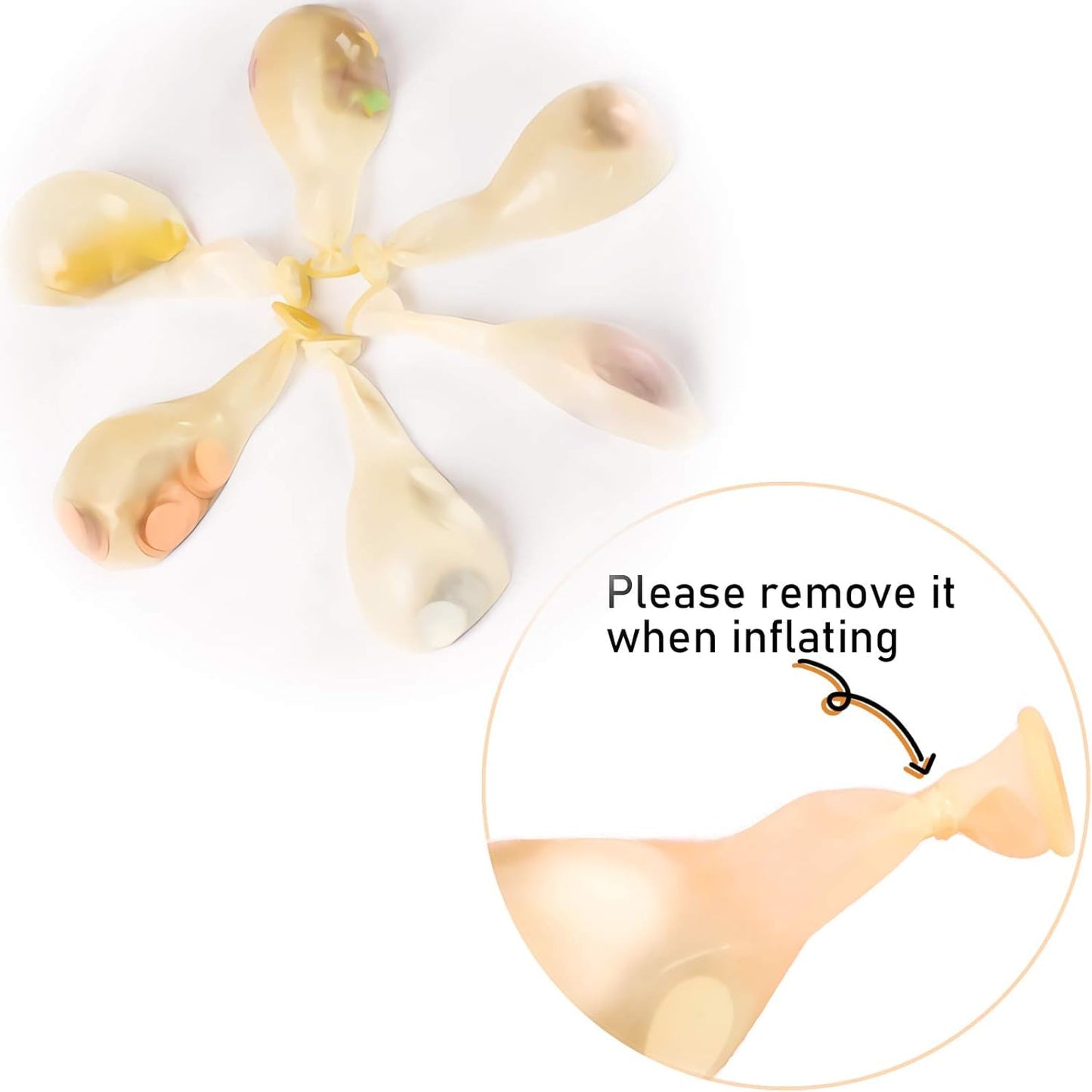 Multicolor Confetti Balloons – Set of 10 Pcs