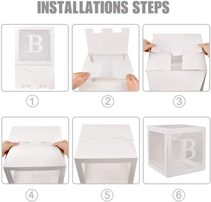 White Love & Baby Boxes – Decorative Cardboard Box for Decor