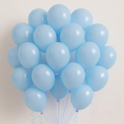 Pastel Blue Balloons – Pack of 25