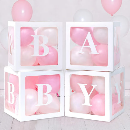 White Love & Baby Boxes – Decorative Cardboard Box for Decor