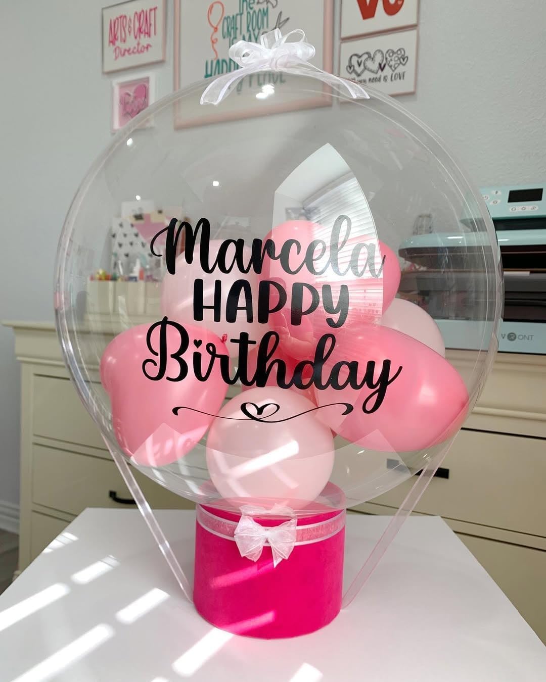 24 Inch Bobo Balloons – 5 PCS Large Clear Bubble Balloons (Helium Style)