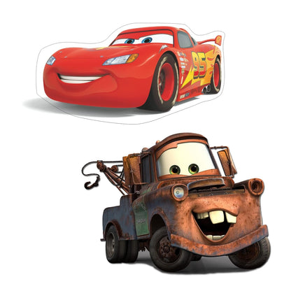 Cars Theme Paper Cutouts for Birthday Parties, Cars Theme Supplies Décor, Racing Cars Birthday Decoration, Cutouts (10 pcs)