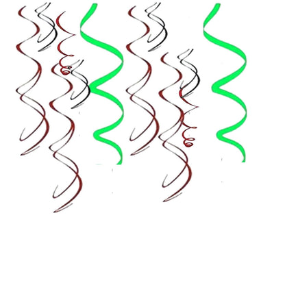 12 pcs Car Birthday Theme Swirl Decorations for Boys – Racing Car Theme Birthday Decoration for Boys Bday Decor Set