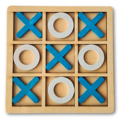 Wooden Tic Tac Toe Game