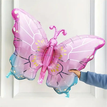 Colorful Foil Butterfly Theme For Party Supply, Birthday Day Party, Baby Shower (4 Pcs)