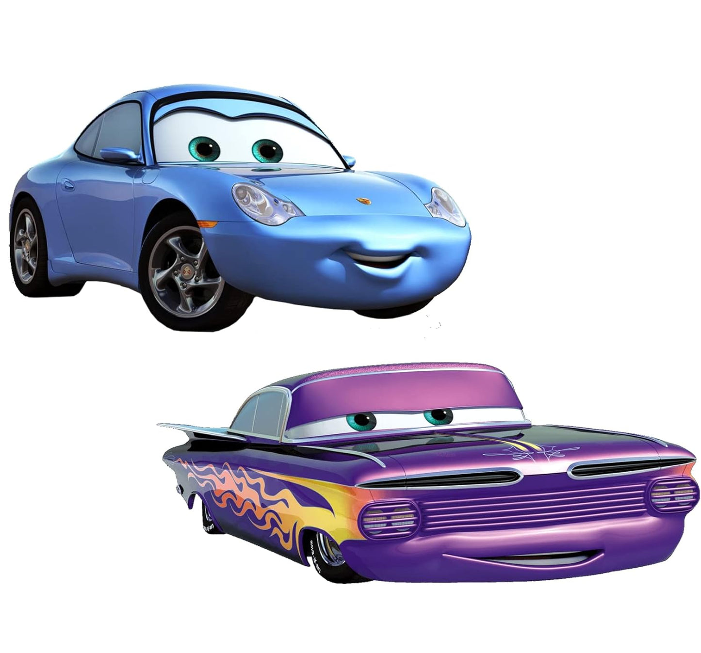 Cars Theme Paper Cutouts for Birthday Parties, Cars Theme Supplies Décor, Racing Cars Birthday Decoration, Cutouts (10 pcs)