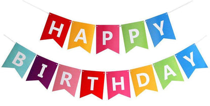 Happy Birthday Banner – Multicolour