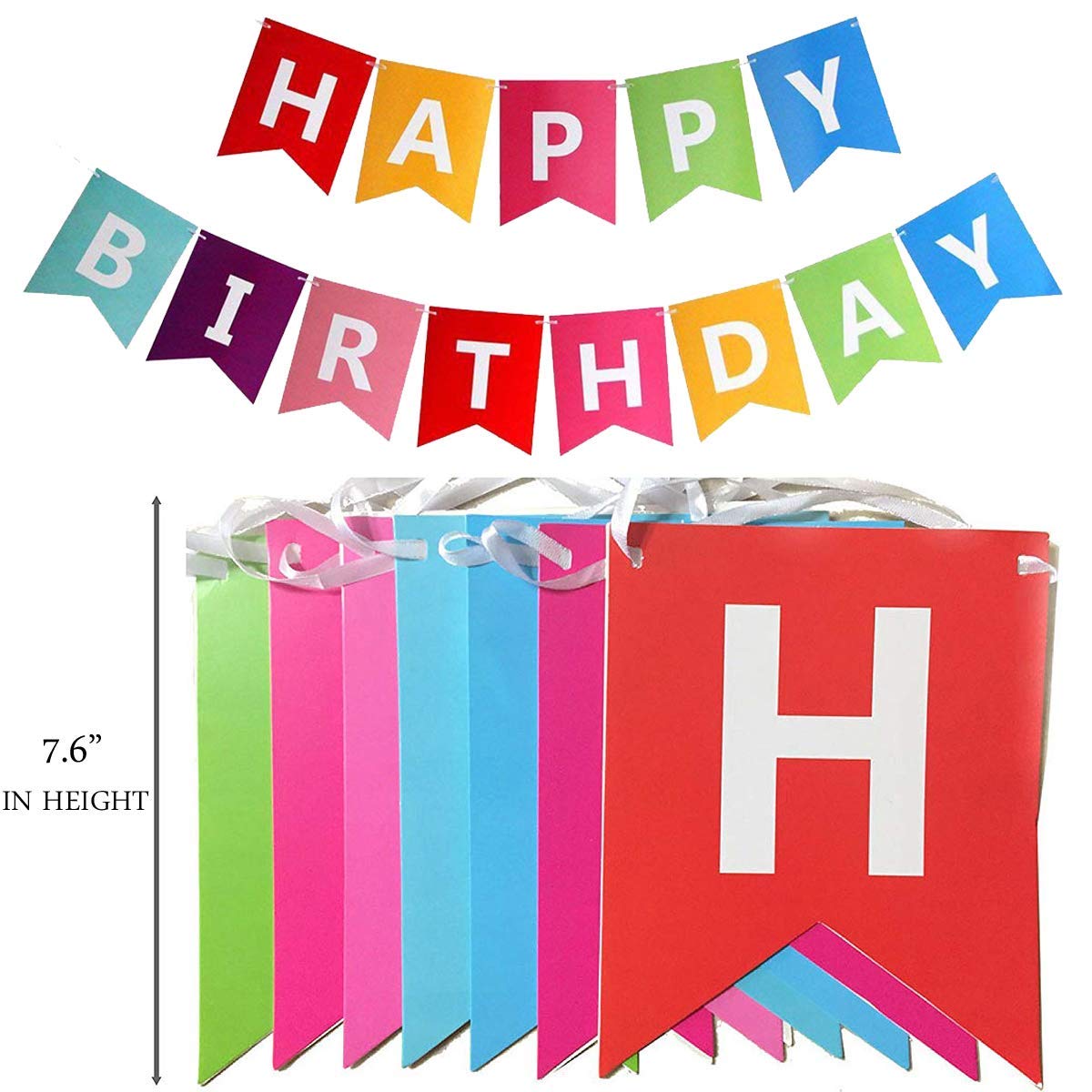 Happy Birthday Banner – Multicolour