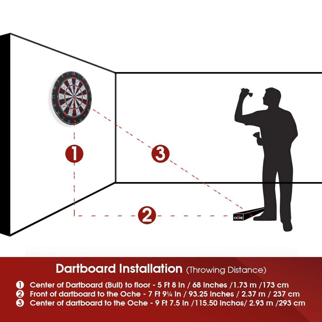 Magnetic Dart Board Game Set