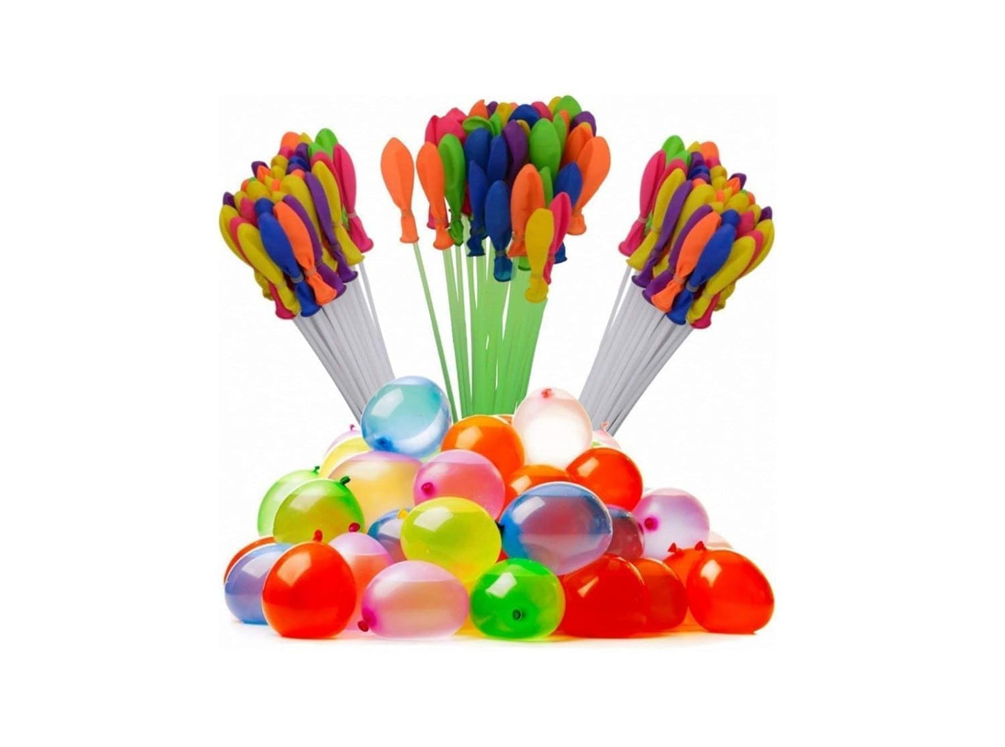 Holi Magic Water Balloons Set of 3 – With Tap Adapter, Automatic Quick-Fill & Self-Sealing Latex Balloons for Summer Fight & Holi Celebration