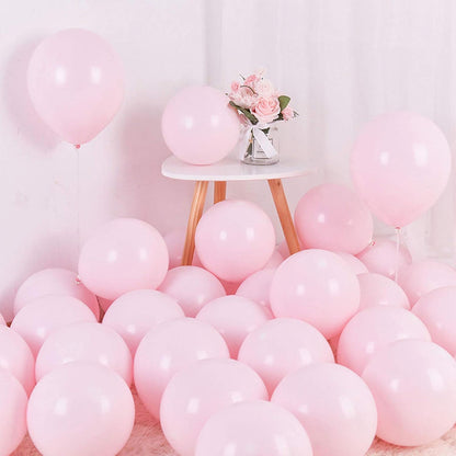 Pastel Pink Balloons – Pack of 25 (Premium Latex Party Balloons 18 Inch)