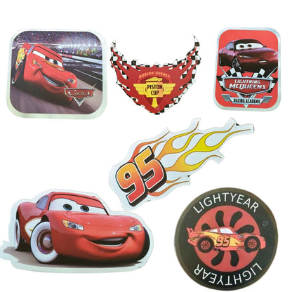 12 pcs Car Birthday Theme Swirl Decorations for Boys – Racing Car Theme Birthday Decoration for Boys Bday Decor Set