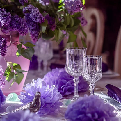 Lavender Tissue Paper Pom Poms – Flower Balls(14 Inch)