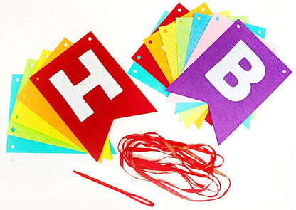 Happy Birthday Banner – Multicolour