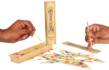 Mikado – Wooden Pick-Up Sticks Game