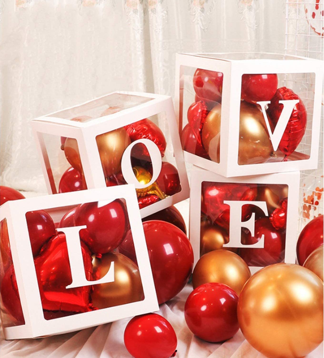 White Love & Baby Boxes – Decorative Cardboard Box for Decor