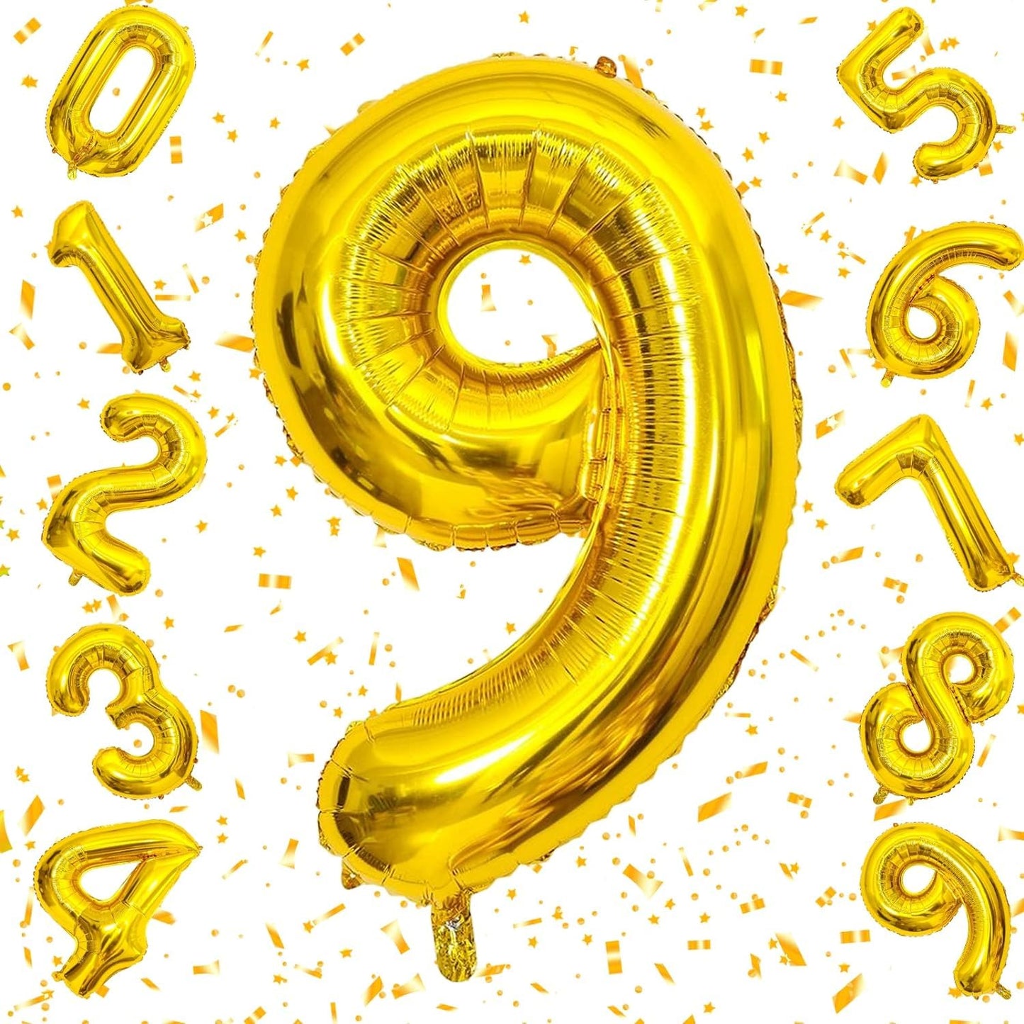 Number Golden Foil Balloon – 32 inch Size