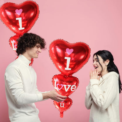 Red “I Love You” Foil Balloon ❤️✨.
