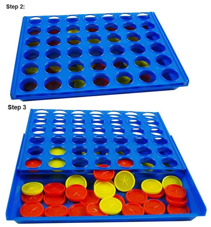 Bingo Game Set – Four in A Row Classic Family Pocket Game