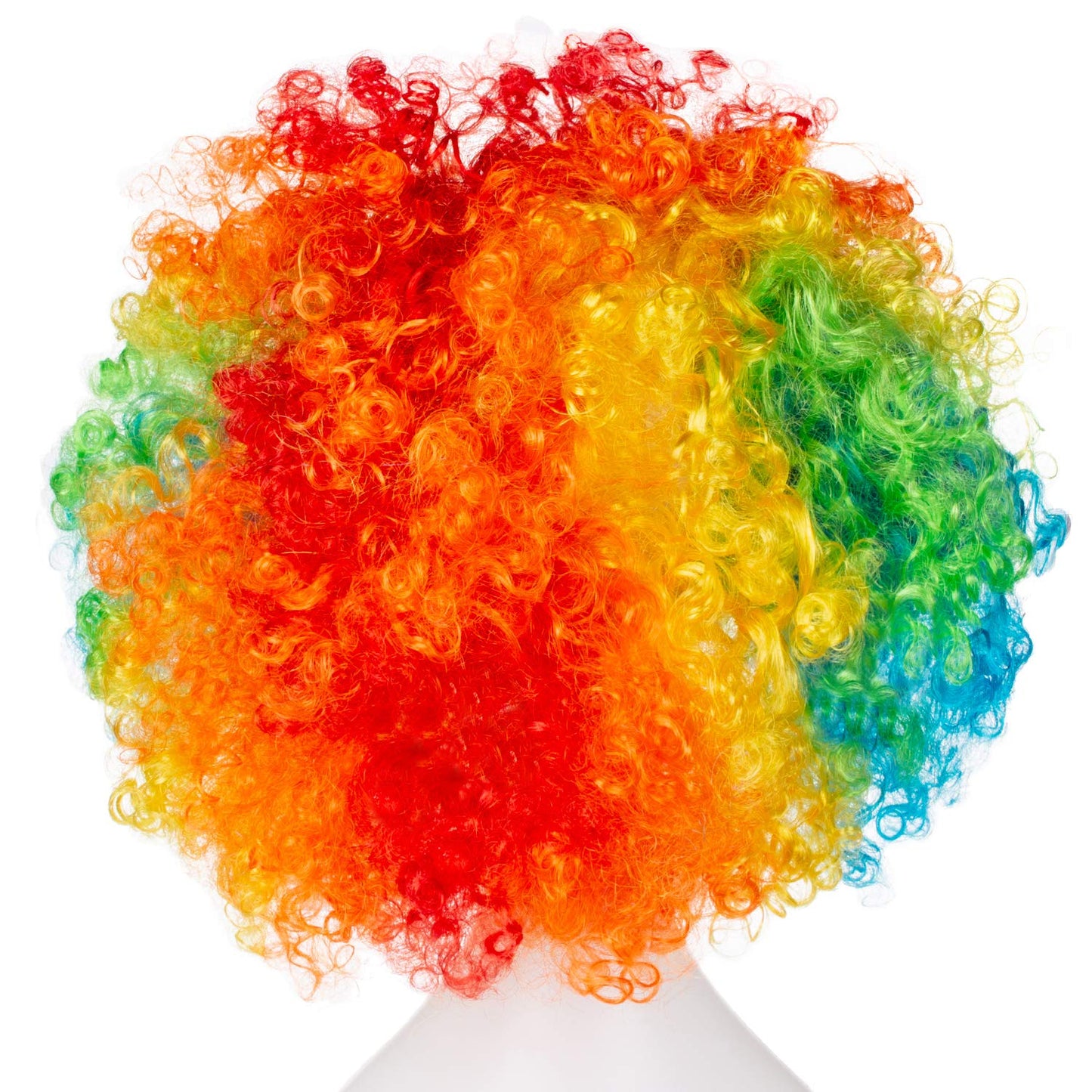 Unisex Short Fluffy Afro Funny Wigs for Halloween, Holiday Party & Clown Costume