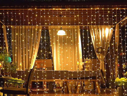 LED String Lights – 10m Warm White Plug-In (Golden glow)