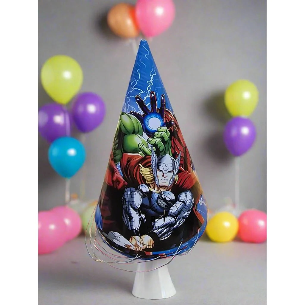 Avengers Theme Party Caps – Pack of 10