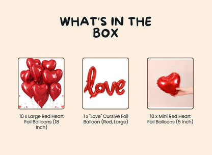 "Hearts and Script"  Valentine's Kit