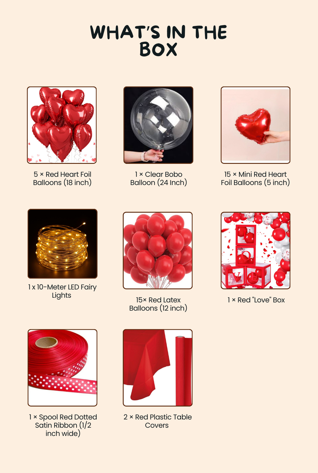 Red Ribbon Romance – Complete Valentine's Proposal & Decoration Kit