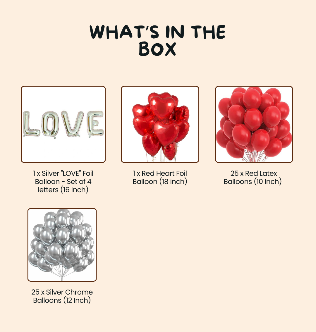 Love Celebration Party Decor basic set