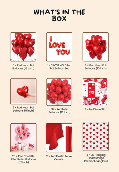 Ultimate "I LOVE YOU" Proposal & Valentine's Extravaganza Kit