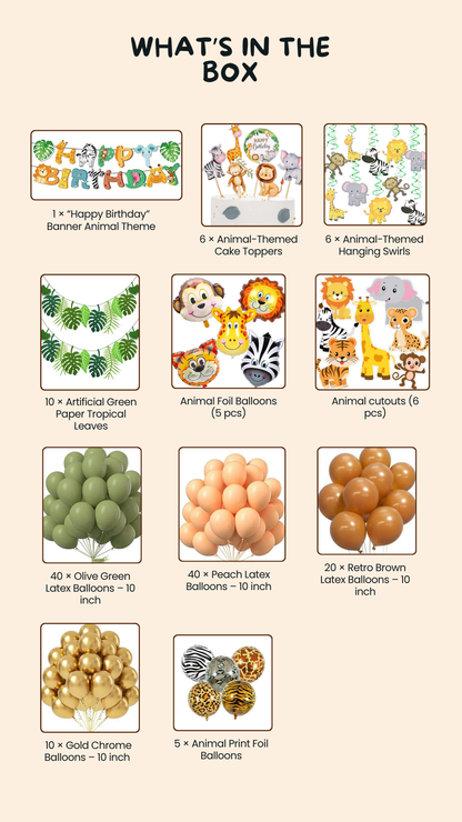 Retro Animal Jungle theme kit