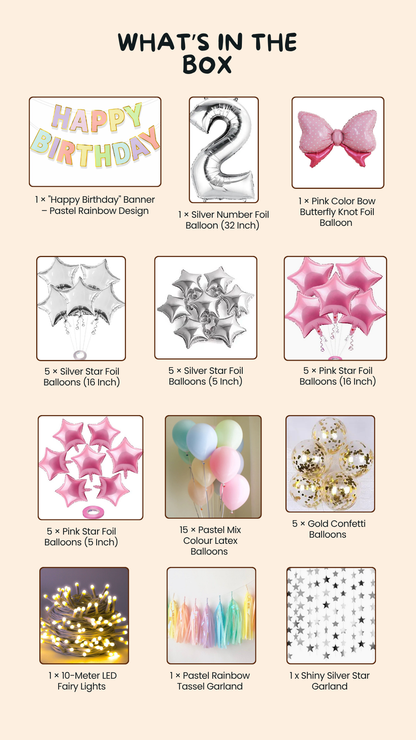Twinkle Pastel Dream Birthday Decor Kit