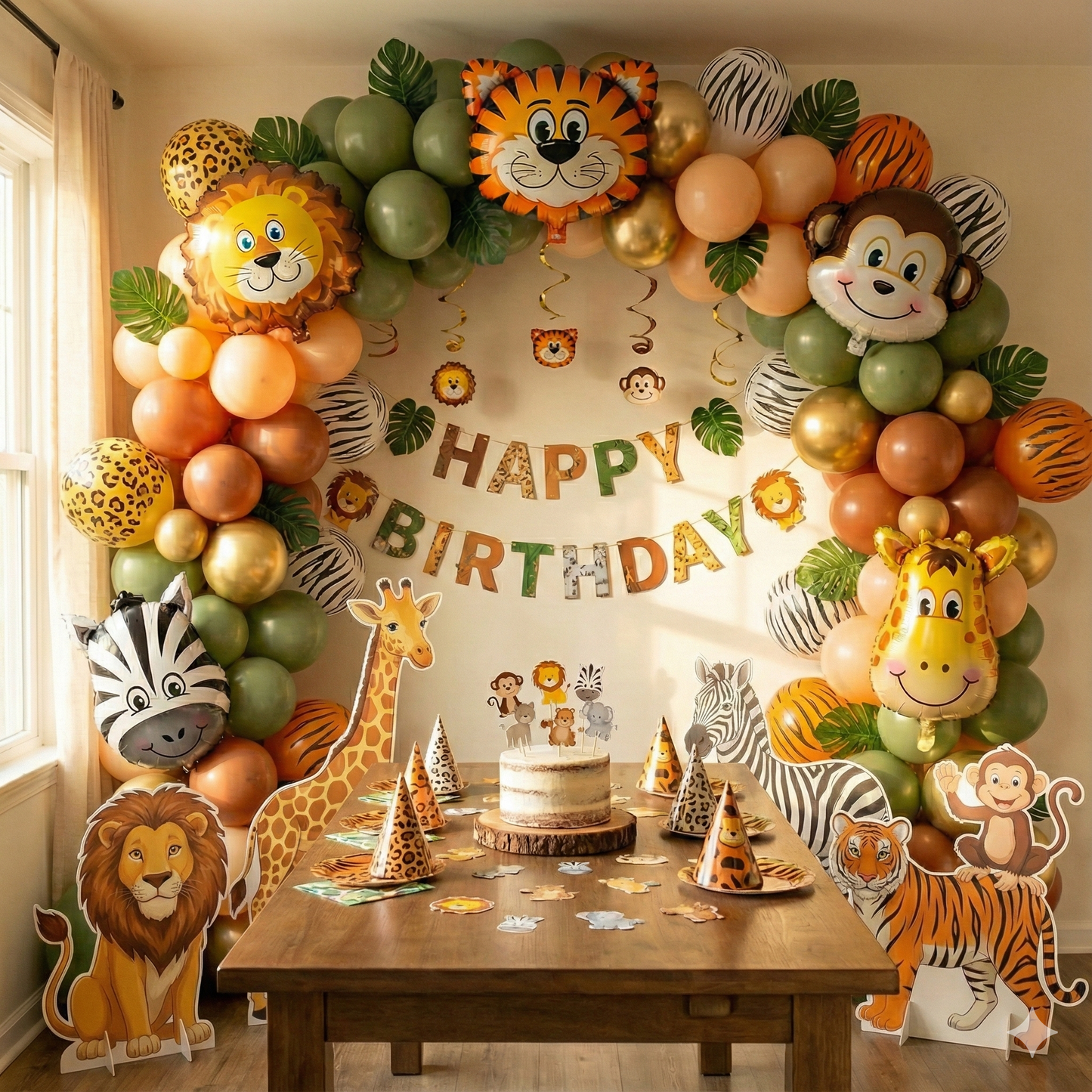 Retro Animal Jungle theme kit