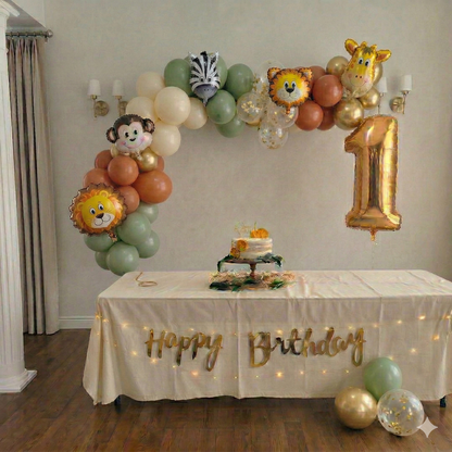 Wild One Luxe – Safari First Birthday Kit