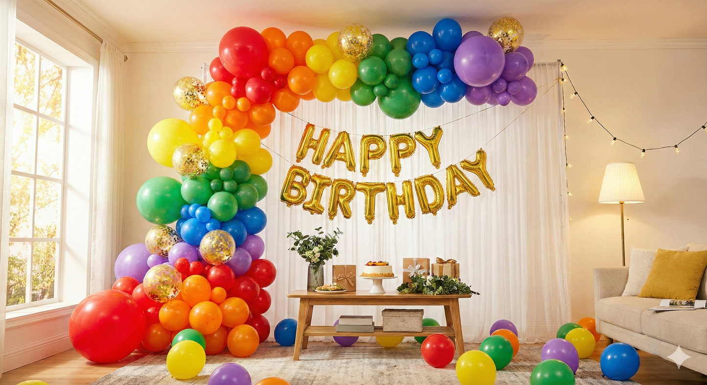 Rainbow Theme Party